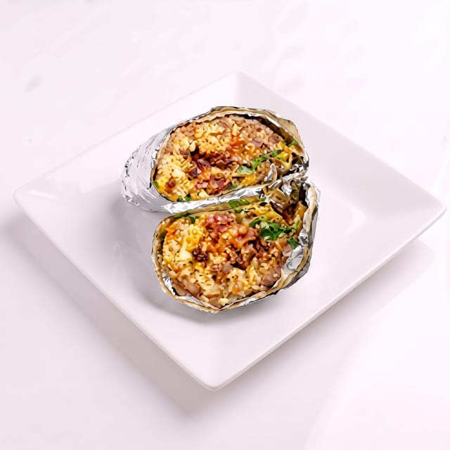 Mexican Scrambler Burrito.
