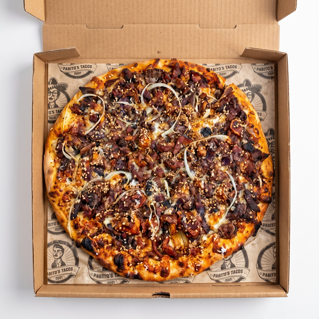 Chicken Mole Pizza.