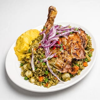 Arroz Con Pollo (Ala Brasa)