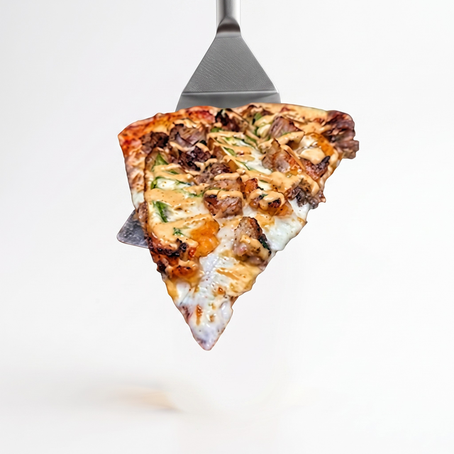 Chile Relleno with Chicharron Pizza Slice.