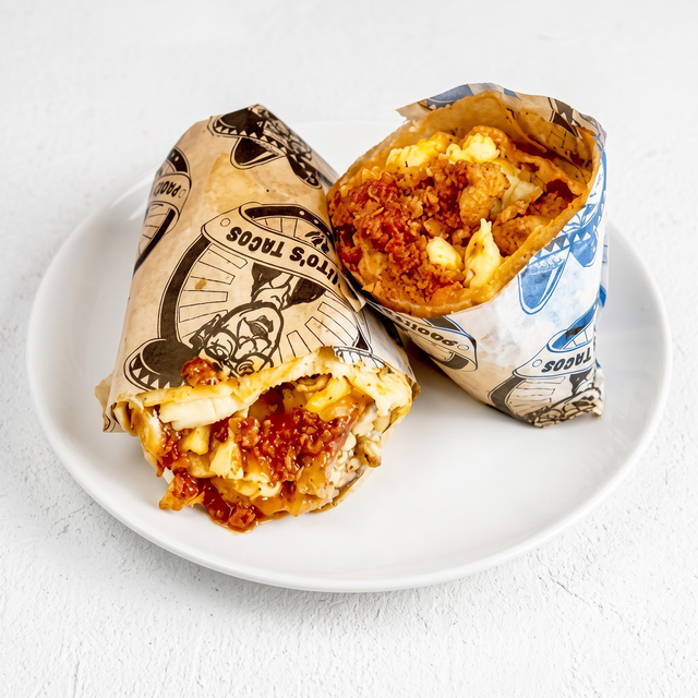 Chorizo Breakfast Burrito.