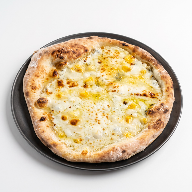 Cuatro Quesos Pizza.