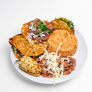 Birria Sampler Plate